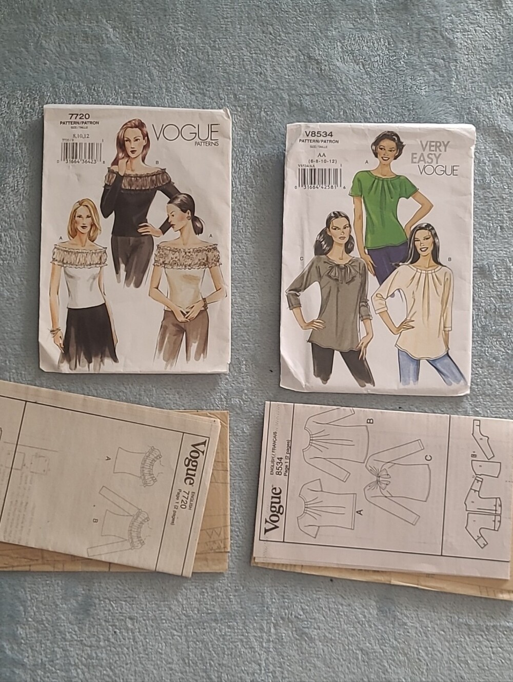 Vogue Womens Tops Pattern Pack — Illustrations